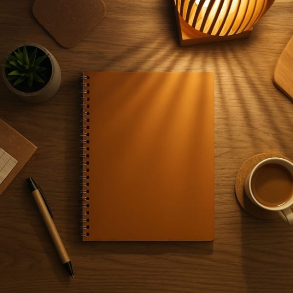 Carnet A5 Made in France en cuir recyclé