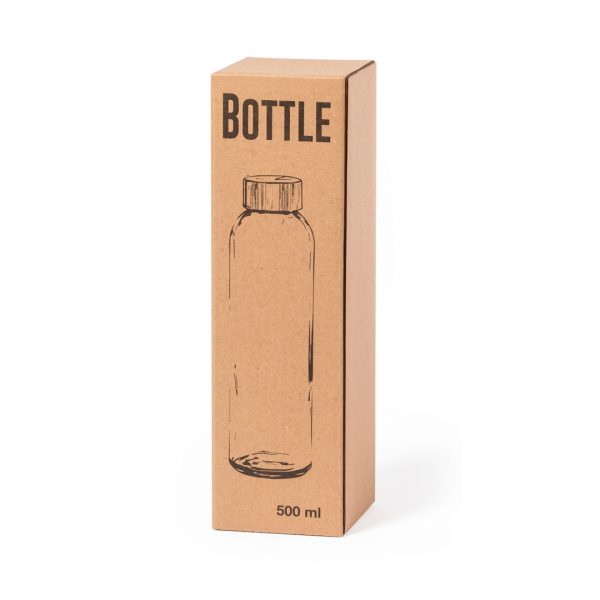 packaging gourde en verre publicitaire