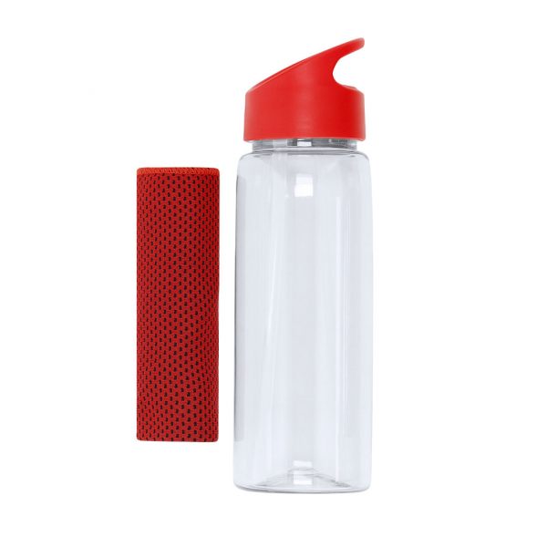 Set gourde et serviette publicitaire