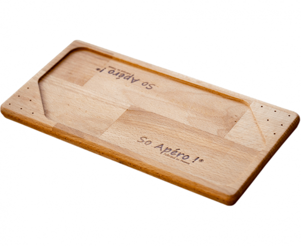 Planche à tapas publicitaire