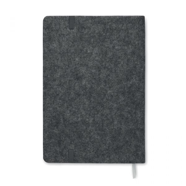 Carnet A5 avec couverture en feutre publicitaire