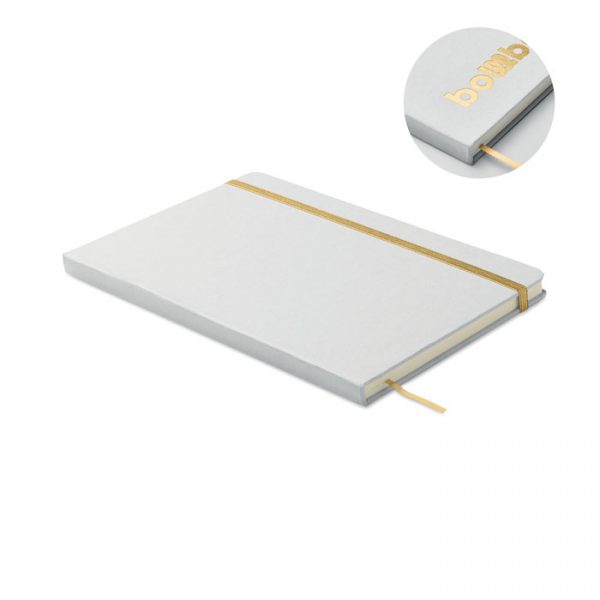 Carnet A5 dorée publicitaire