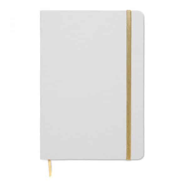 Carnet A5 dorée publicitaire