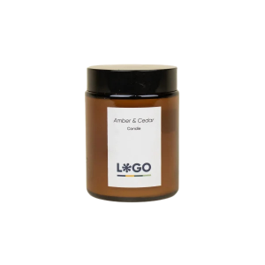 Bougie écologique en soja personnalisable