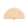 Eventail publicitaire en bois