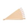 Eventail publicitaire en bois