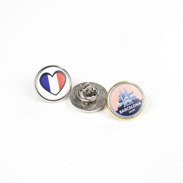 Pin's acier Made in France personnalisable