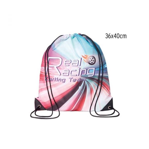 Sac à cordon entièrement personnalisable avec votre logo - Goodies personnalisés