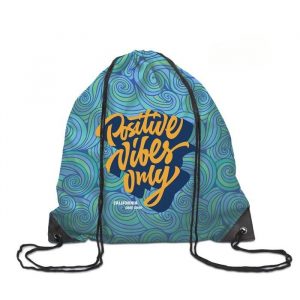 Sac à cordon entièrement personnalisable avec votre logo - Goodies personnalisés