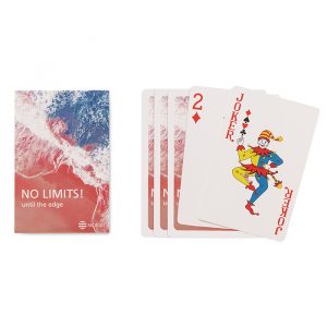 Jeux de carte avec dos des cartes personnalisées