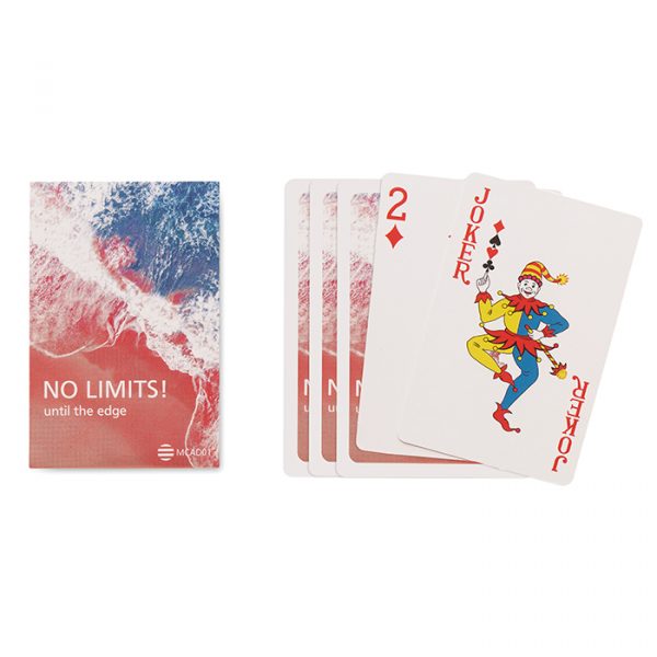 Jeux de carte avec dos des cartes personnalisées