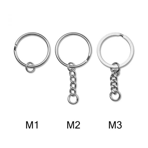 Porte clé en zinc avec forme personnalisée