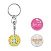 Porte clés jeton caddie personnalisé