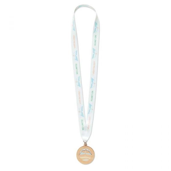 Médaille en bois de forme personnalisée