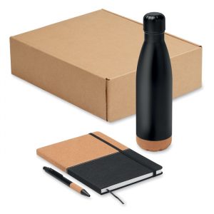 Welcome pack personnalisable avec gourde carnet et stylo