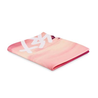 Serviette polaire publicitaire entièrement personnalisable