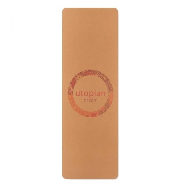 Tapis de yoga en liège entièrement personnalisable