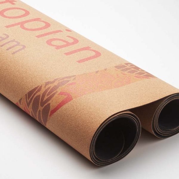 Tapis de yoga en liège entièrement personnalisable
