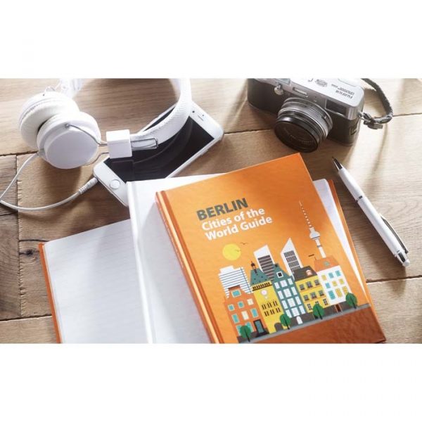 Carnet A5 écologique couverture rigide Made in Europe. Entièrement personnalisable