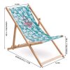 Chaise longue en bois entièrement personnalisable