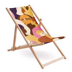 Chaise longue en bois entièrement personnalisable