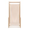 Chaise longue en bois entièrement personnalisable