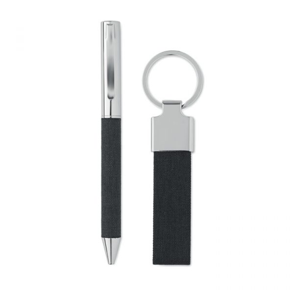Stylo et porte clés du welcome pack