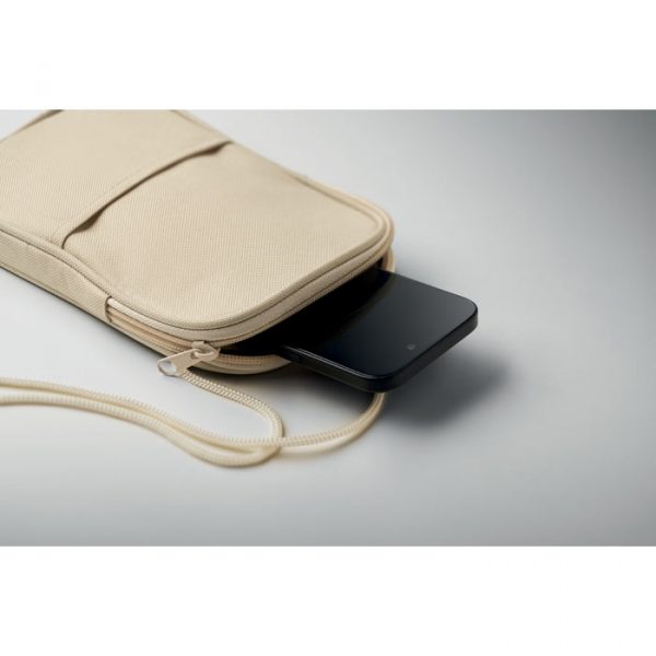 Pochette smartphone recyclée et personnalisable avec un logo