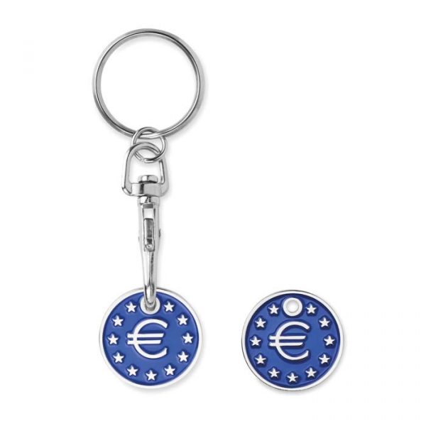 Porte clés jeton caddie personnalisé