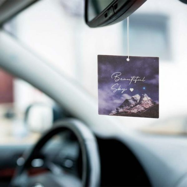 Désodorisant de voiture de forme personnalisée - Goodies entreprise