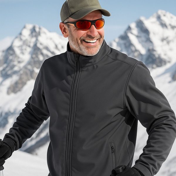 Veste softshell personnalisée fabriquée en europe