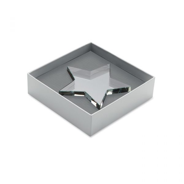 Trophée personnalisée en verre en forme d'étoile