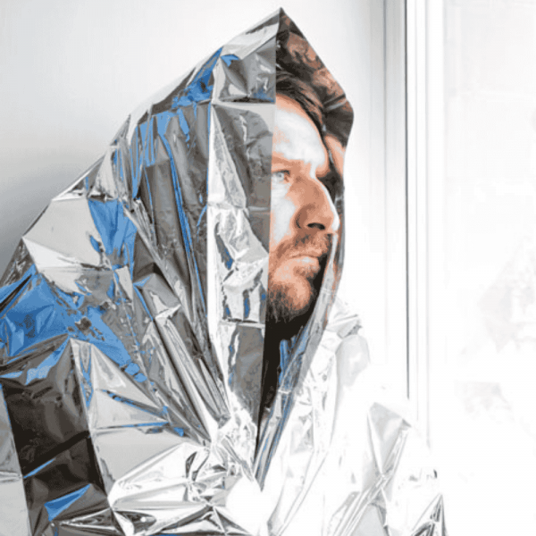 Couverture de survie personnalisable avec un logo - Goodies sécurité