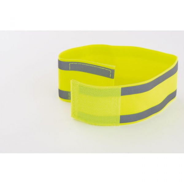Brassard réfléchissant personnalisable haute visibilité - Goodies BTP
