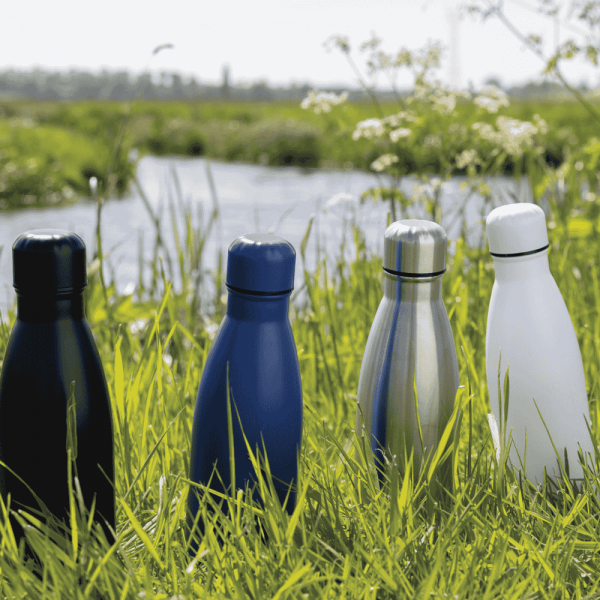 Gourde inox publicitaire avec marquage prénom nominatif