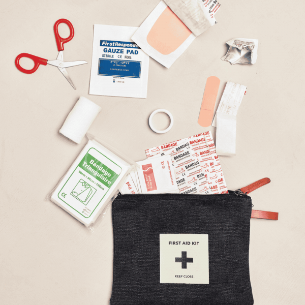 Kit de premiers secours personnalisable en coton