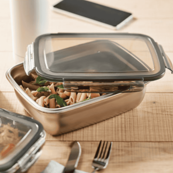 Lunch box personnalisée hermétique en inox - 850 ml