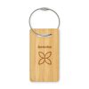 Etiquette bagage en bambou personnalisable