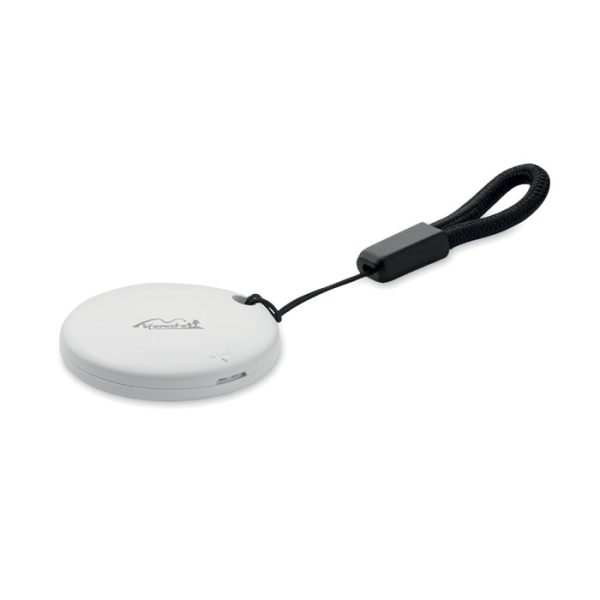 Porte-clés MILI Lifemate Life Tag Duo. Dispositif de localisation intelligent compatible Apple Find My / Google Find Hub, livré avec dragonne et anneau supplémentaire. Indice d’étanchéité IP65.