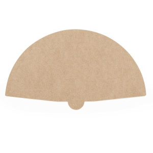 Eventail publicitaire en carton recyclé