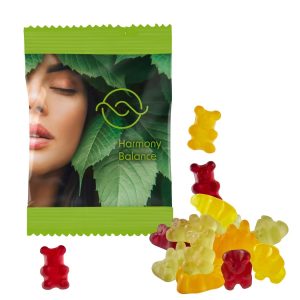 Oursons Vegan certifiés bio aux fruits - 10 gr