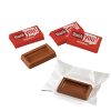 Mignonnette de chocolat publicitaire 35% FairTrade - 4 gr