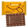 Tablette chocolat publicitaire 35% avec logo moulé - 60 gr