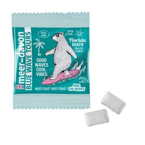 Chewing gum duo Vegan en papier FSC personnalisés