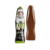 Mini père Noël publicitaire en chocolat 35% FairTrade - 6 gr