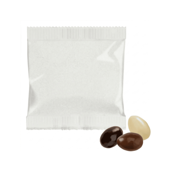 Amandes au chocolat personnalisé en papier FSC - 14 gr