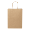 Sac en papier Kraft personnalisé avec logo 120 g/m2 - 24 x 9 x 32 cm