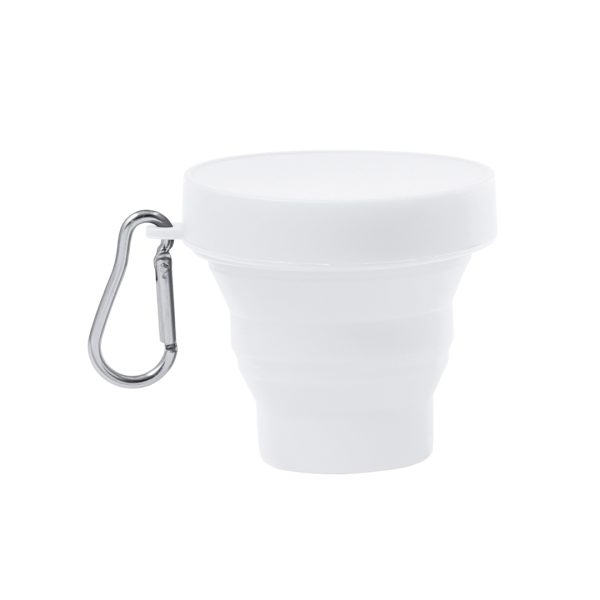 Goblet pliable en silicone personnalisable avec un lgoo