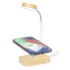 Lampe chargeur en bambou personnalisable - 15 W