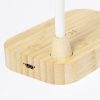 Lampe chargeur en bambou personnalisable - 15 W